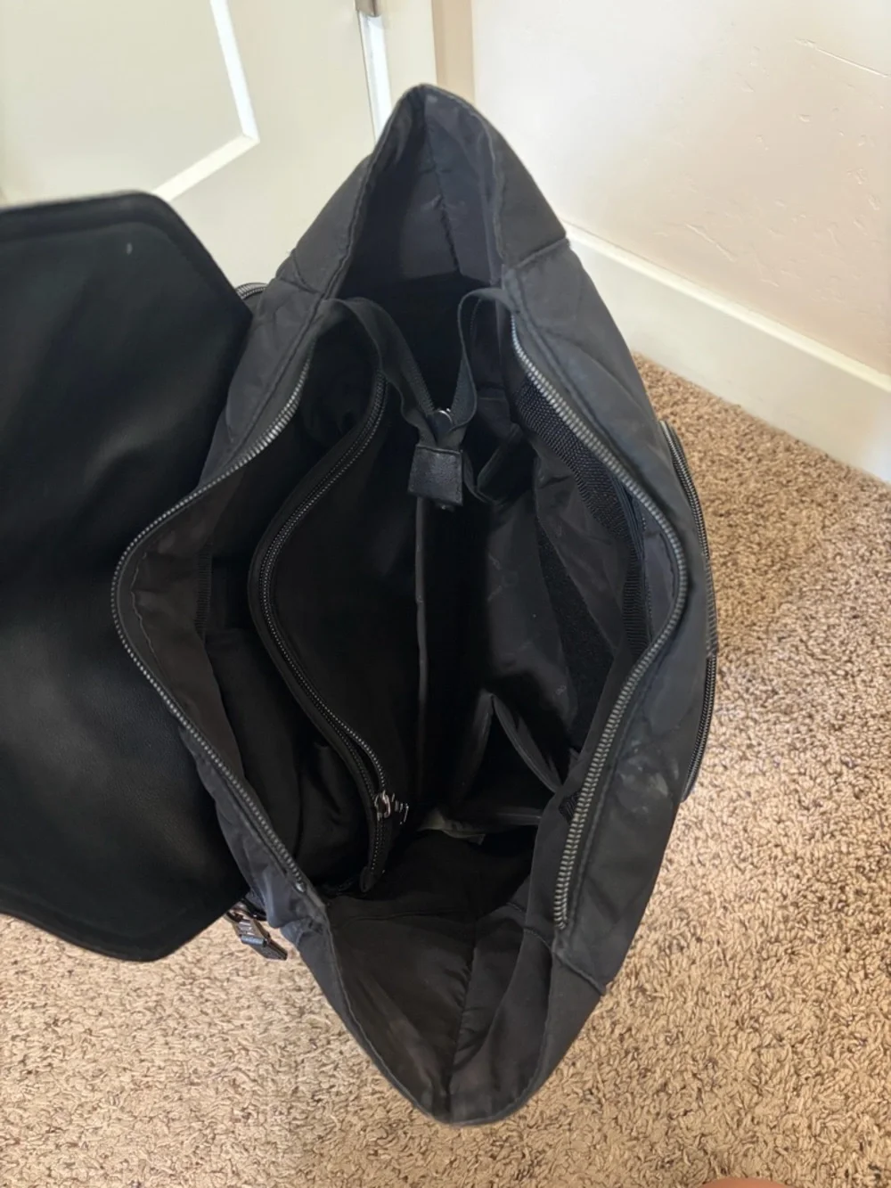 Paperclip Jojo Diaper Bag Backpack Black